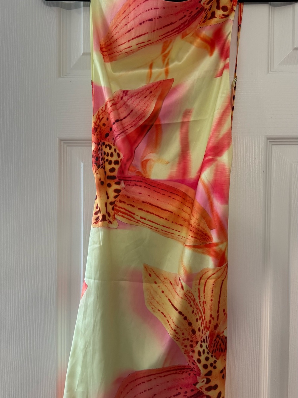 Jaded London Yellow, Pink & Orange Floral Backless Dress - Picture 3 of 5